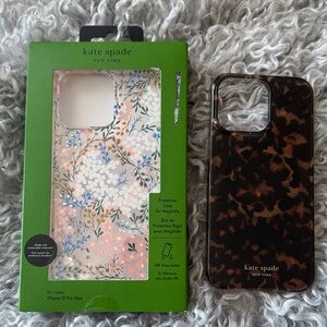 Kate Spade Floral and Tortoise iPhone 15 Pro Max Case